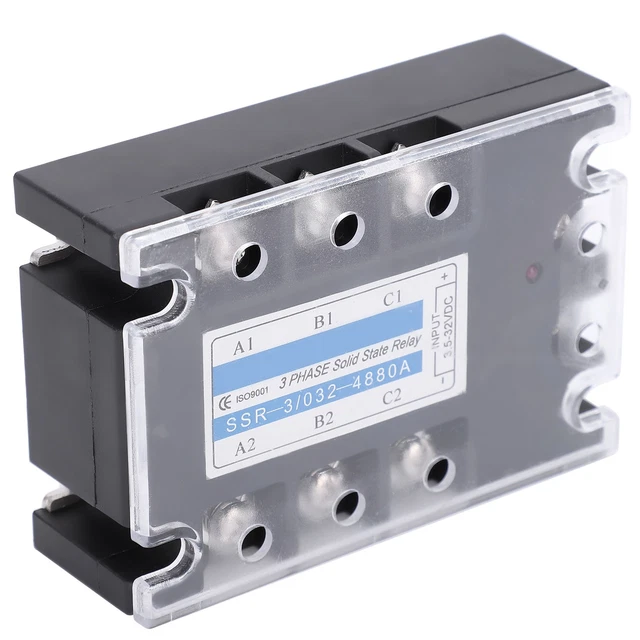 3 PHASE SOLID State Relay SSR3/0324880A DCAC 480V Distribution Control ...
