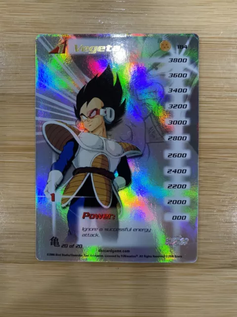 DBZ CCG TCG Dragon Ball Z Cards - Vegeta Lv1 #184 High Tech