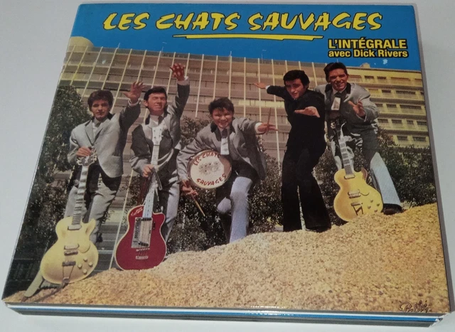 LES CHATS SAUVAGES Avec Dick Rivers L'integrale Triple Cd Digipack