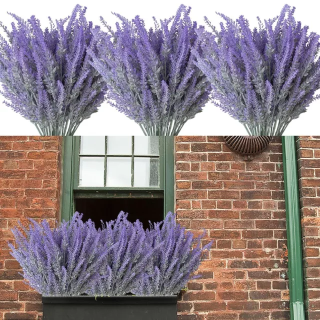 Splendido pacchetto di fiori di lavanda in plastica perfetto per composizioni fl