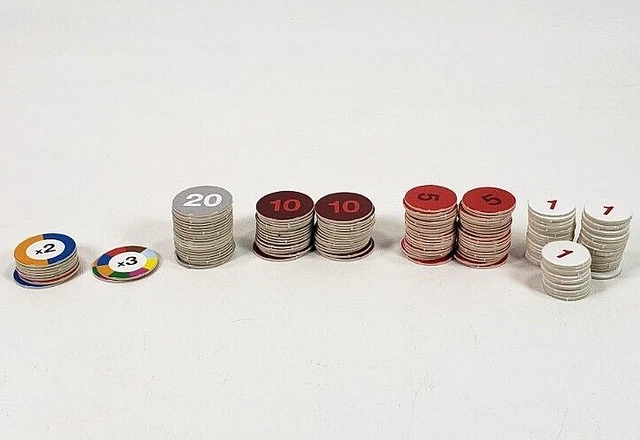 Monopoly Target 1, 5, 10, 20, x2, x3 Savings Tokens 2021 Replacement Piece Parts
