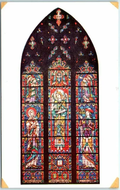 Postcard - The Annunciation Window - Washington Cathedral - Washington, D. C.