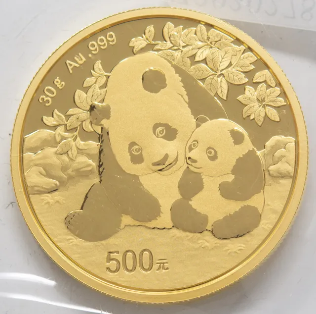 China 500 yuan 2024 - Panda - Gold 30 g.