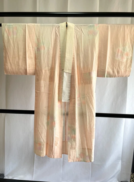 Vintage Japanese Silk Juban kimono - Antique Women's NagaJuban Kimono Robe