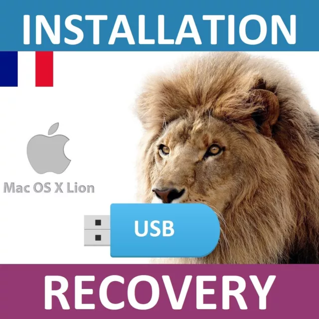 Clé USB Bootable OS Lion 10.7 OSX 10.7 Mac