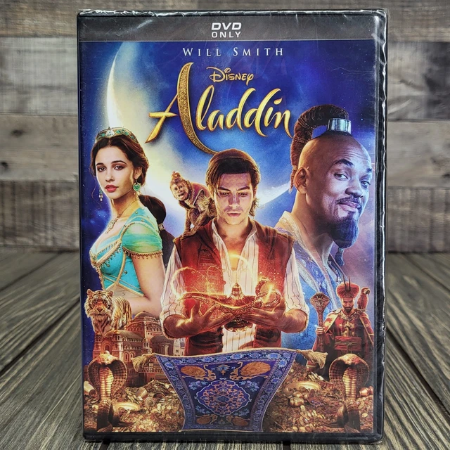 DISNEY'S ALADDIN (DVD, 2019) Live Action New/Sealed Will Smith