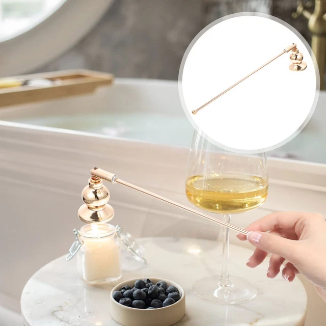 Kit Accessori Estintore Candele Fuoco Oro Tampone Forbici