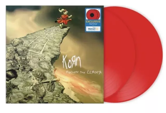 KORN Follow the Leader Vinyle LP Rouge NEUF Edition Limitee USA