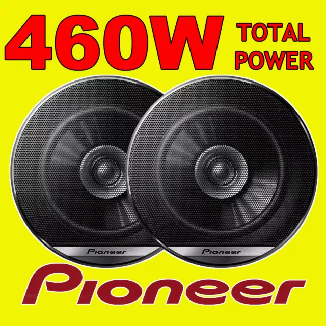PIONEER 460W TOTAL DUALCONE 5.25 INCH 13cm CAR DOOR/SHELF COAXIAL SPEAKERS PAIR