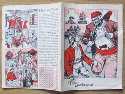 QUADERNO SCUOLA  ANNI '40-'50     NAVI    CISA ROMA 