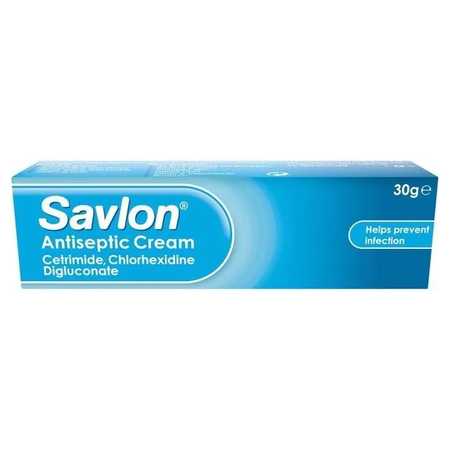 Savlon Antiseptic Cream Cetrimide, Chiorhexidine, Digluconate  30G