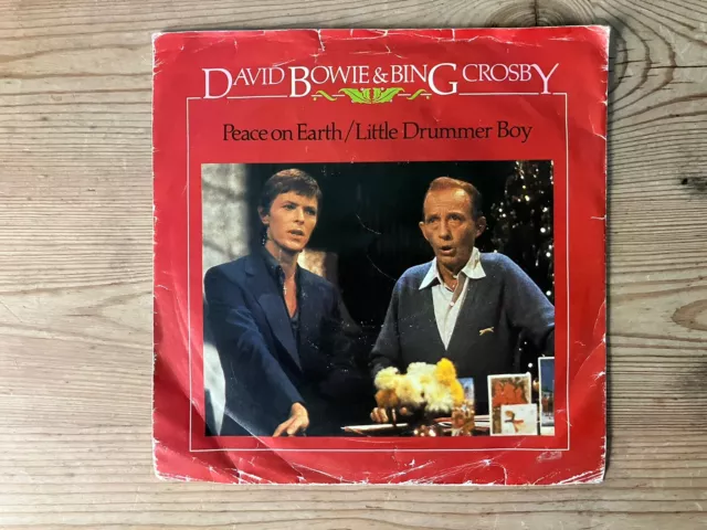 David Bowie & Bing Crosby - Peace On Earth/Little Drummer Boy 7" single