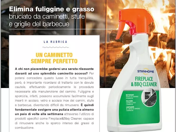 Stanhome :Fireplace & Bbq Cleaner Pulitore Griglie E Barbecue E Caminetti Vetri