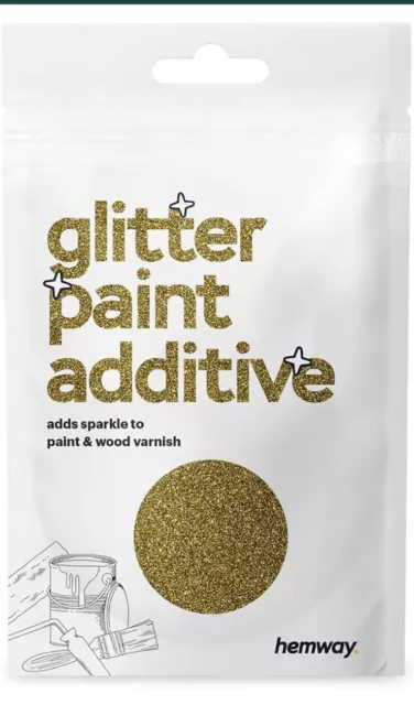Gold Holographic Glitter Paint Additive Crystals for Emulsion