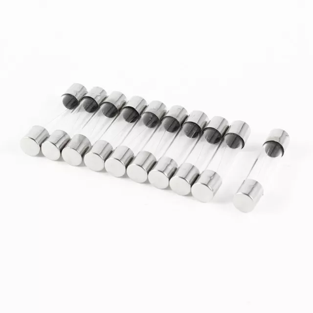10 Pcs Rapide Action Type Verre Tube Fusibles 6x30mm 250V 2A