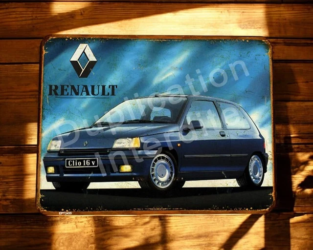 Plaque métal Renault Clo Wllams 16s, street F1. - Etsy France