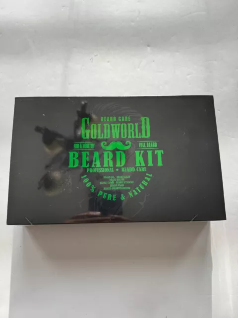 Goldworld Healthy Beard Growth Care Grooming Kit For Men