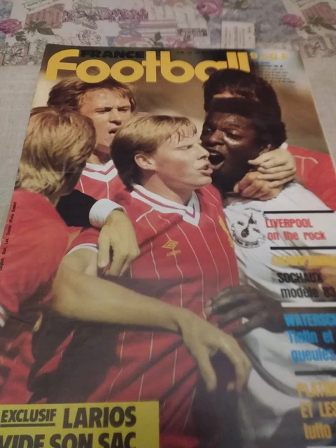 France Football 21/04/1986 - Bossis, Bordeaux, Sochaux, Everton - Edition Originale