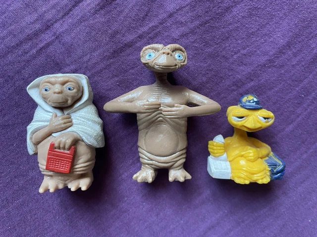 Figurine E.T. L'extra-terrestre - Plastique Vinyle, Fabrication Française (1982)