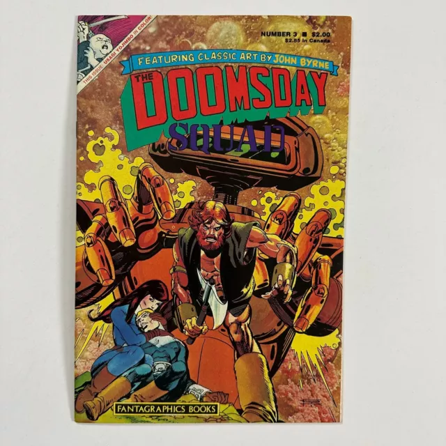 Doomsday Squad 3 John Byrne Early Usagi Yojimbo (1986, Fantagraphics)