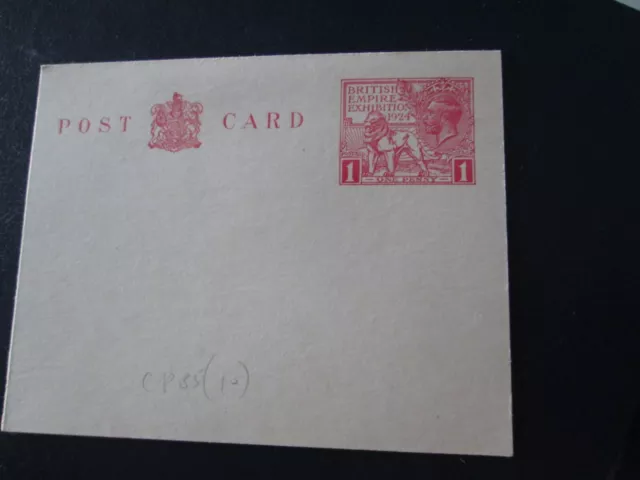 GB KGV 1924 British Empire Exhibition 1 d red printed envelope Ref Q