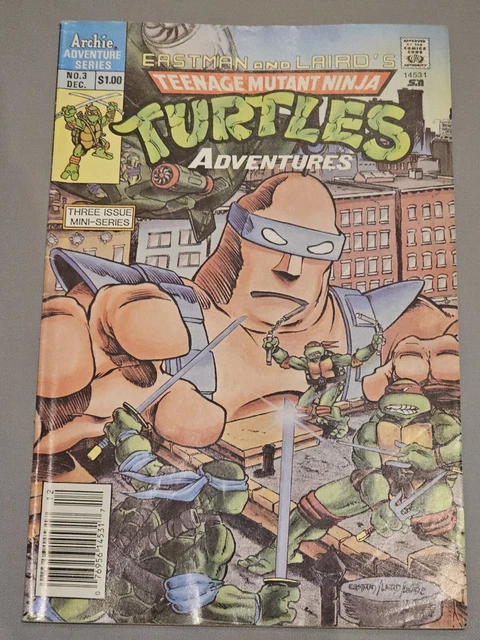 TEENAGE MUTANT NINJA TURTLES ADVENTURES #3 -Tmnt Archie Mini Series ...