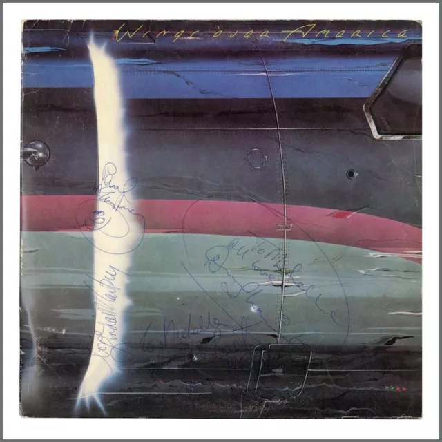 Paul McCartney And Wings 1976 Autographed Wings Over America (UK)