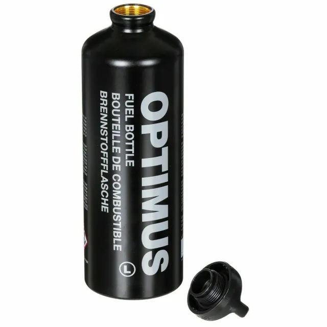 OPTIMUS Brennstoffflasche 1 Liter schwarz - Benzinflasche - Petroleum Diesel NEU