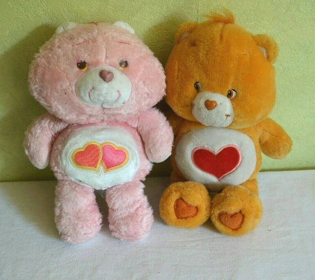 Grande Peluche Bisounours Grosbisou (Tenderheart Bear) - Kenner 42cm - Vintage 80
