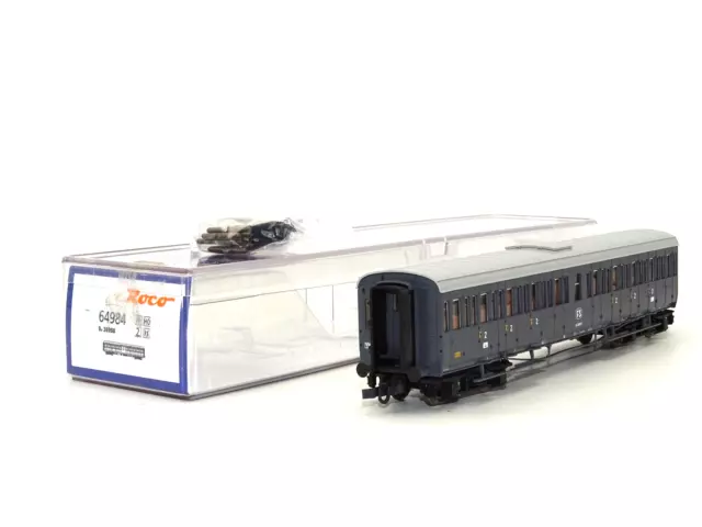 Roco 64984 Carrozza FS tipo Bz 36998 "centoporte"  II^ classe grigio ardesia