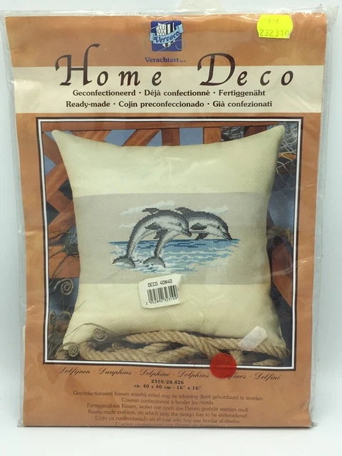 Kit Punto Croce Natale 40x40cm - Prestampato Con Ago E Filo | Per Cuscino Fai Da Te | Ideale Per Principianti - Foto 5