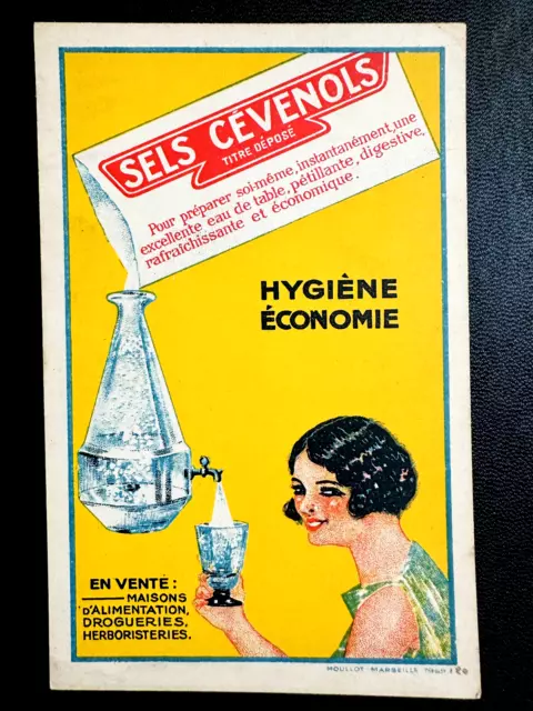 AK Litho (1354) Werbung Reklame für Sels Cevenols Wasser Sprudel um 1925