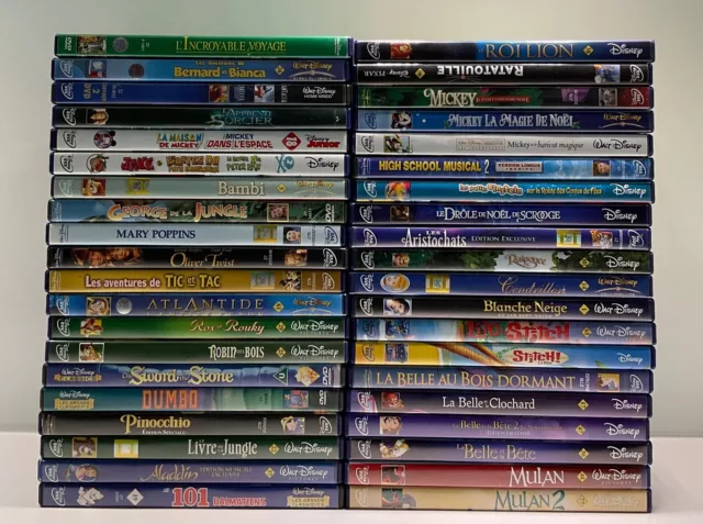 lot de 40 DVD Disney