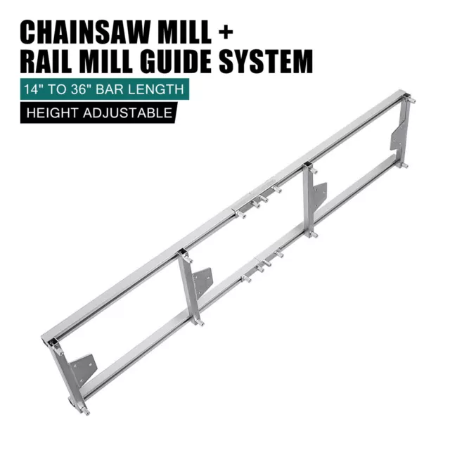Milling Rail mill Guide System Chainsaw mill Guide Set ladder New HOT