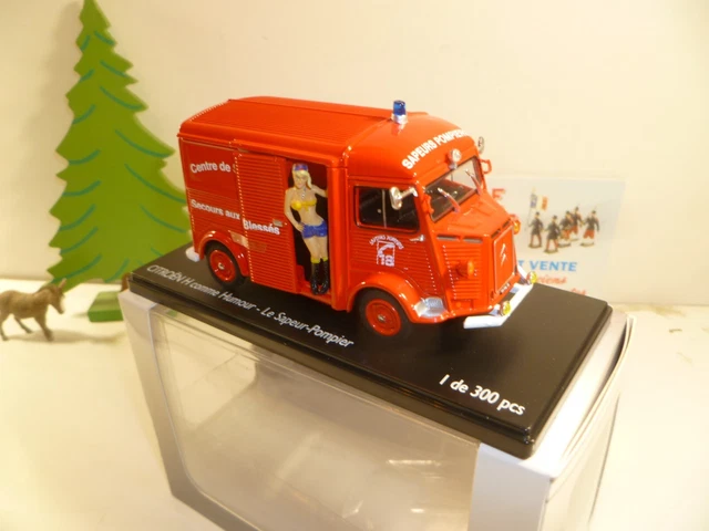 Schuco Citroën HY Sapeur-pompier 1/43 - Rouge, 1940, Occasion