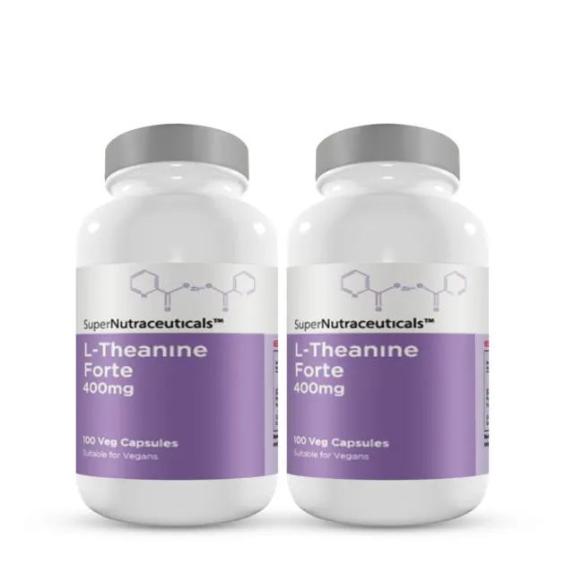 Theanine-L Forte (Lactose AND Gluten Free)  400mg CAPSULES x 200
