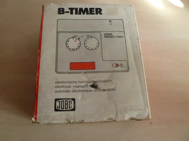 Jobo B-Timer B Temporizador Amplificador Cuarto Oscuro Temporizador 0,5-89 Segundos Todavía En Caja