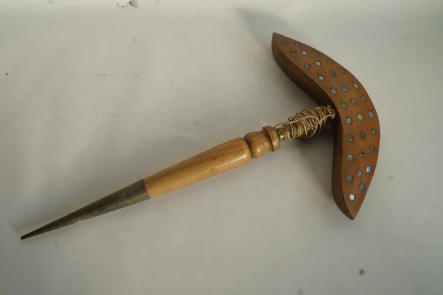 Ancien Miroir Aux Alouettes En Bois - Chasse