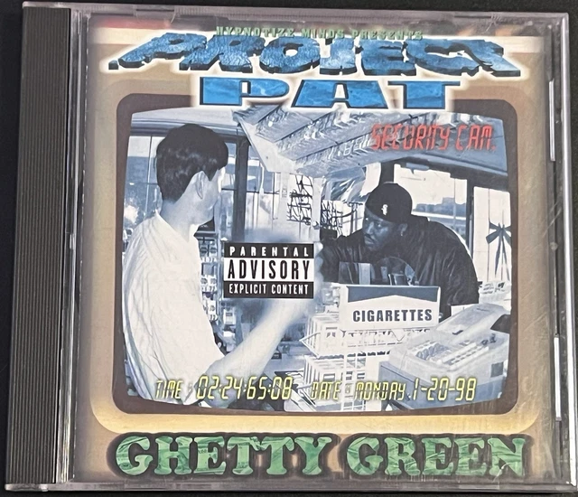 PROJECT PAT GHETTY Green CD [PA] Memphis Rap RARE OOP 1999