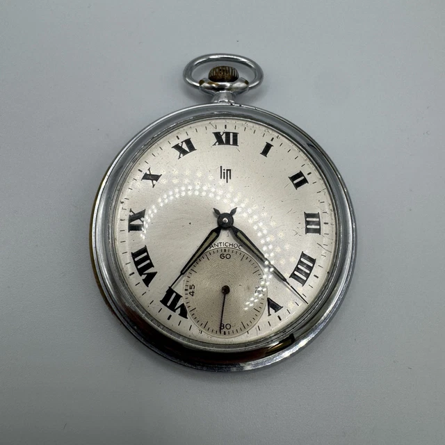 Montre Gousset LIP Ancienne à Restaurer – Avec Sa Boîte D'origine, Modèle 113-42/A3-3, Occasion