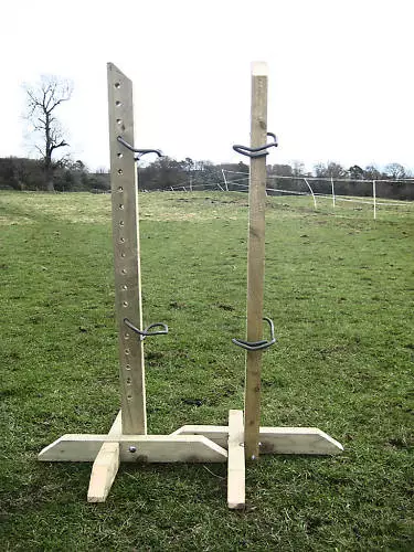 4ft Show Jump Training Wings with 2 pairs of Jump Cups