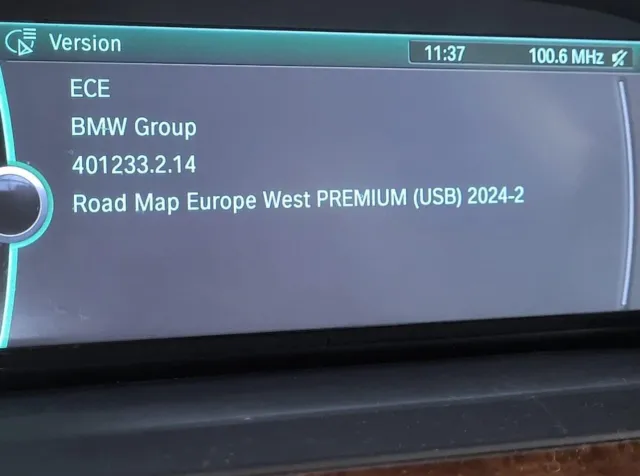 BMW Navi Karten Update NEXT PREMIUM MOTION 2024 FSC