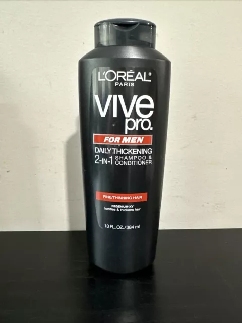 [1] L'Oreal VIVE PRO for Men Daily Thickening 2-in-1 Shampoo & Conditioner 13 oz