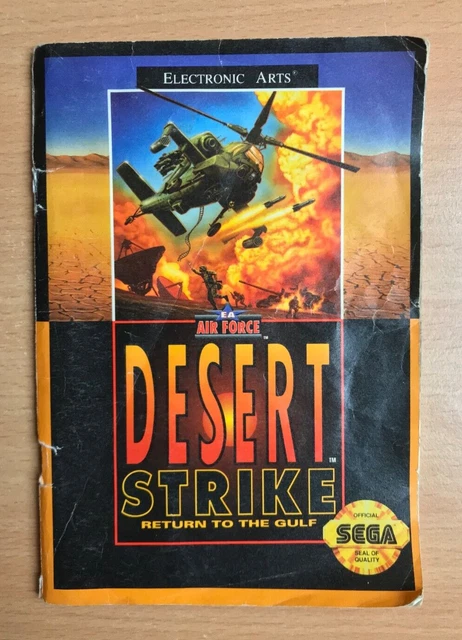 SEGA Mega Drive Instruction Manual - DESERT STRIKE