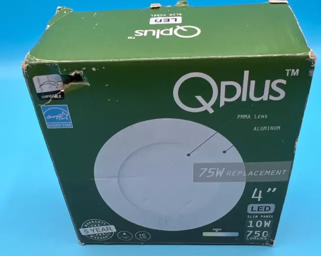 Qplus Replacement 75W Led Gimbal Spotlight 10W 750 Lumens 4"