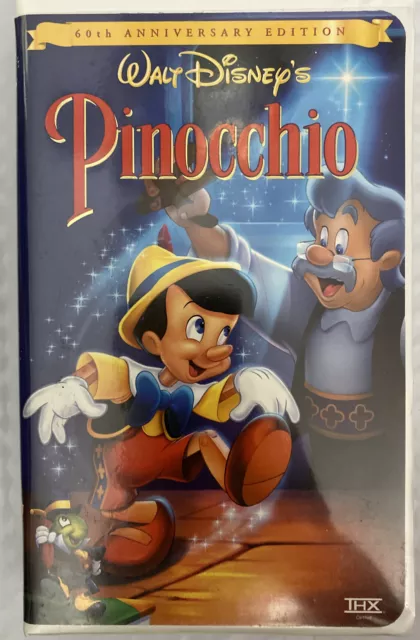Walt Disney’s Pinocchio (VHS, 1999, 60th Anniversary Collection) Pre-owned