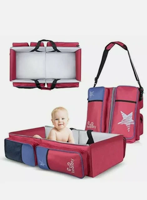 Universal Infant Travel Bag, Portable Crib, Changing Station and diaper bag 3in1