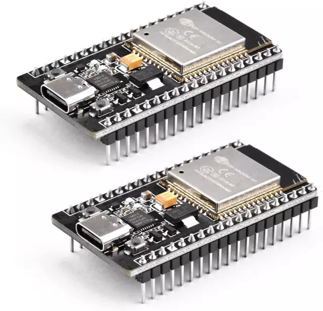 Diymore 2PCS ESP32 Type C Development Board,ESP32 Nodemcu WIFI with CP2102 GHz