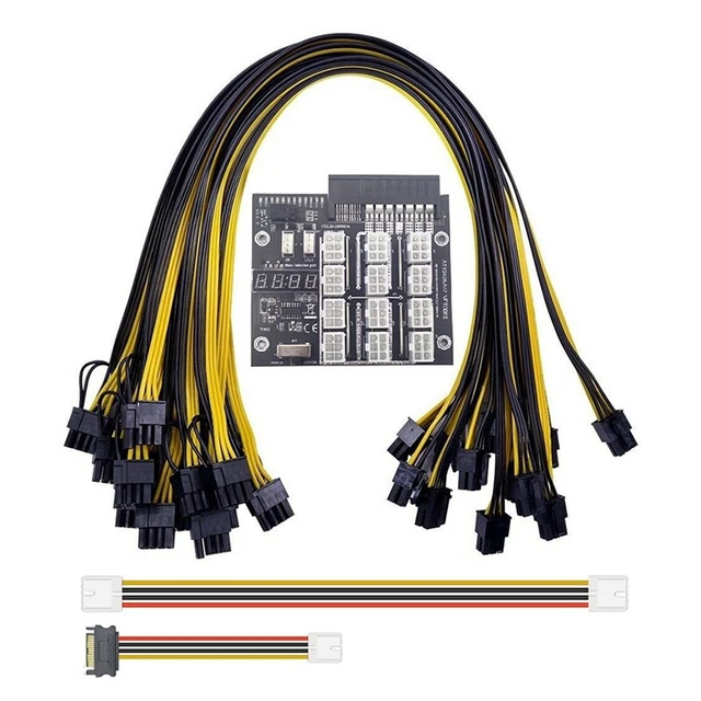 Scheda Breakout Convertitore Per Alimentatore Server 6 Pin &ndash; Adattatore Universale