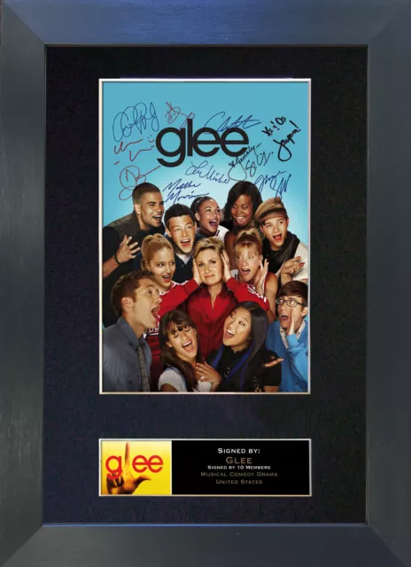 GLEE Signed Mounted Reproduction Autograph Photo Prints A4 118